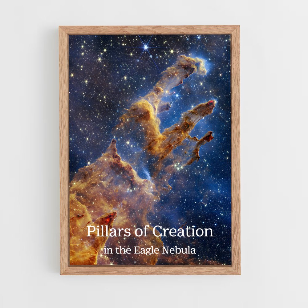 Poster Les Colonnes de la Création – affiche Nébuleuses (vue 4)